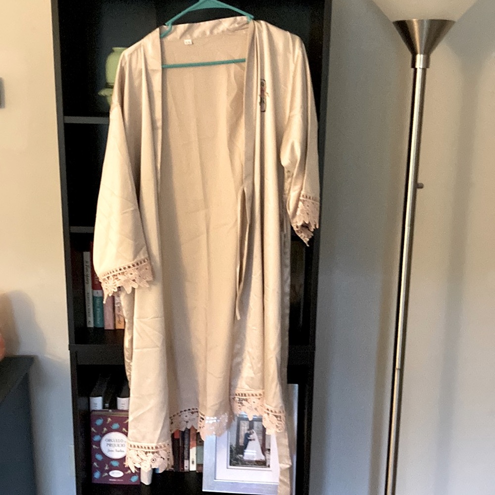 B-Monogrammed Robe From Etsy